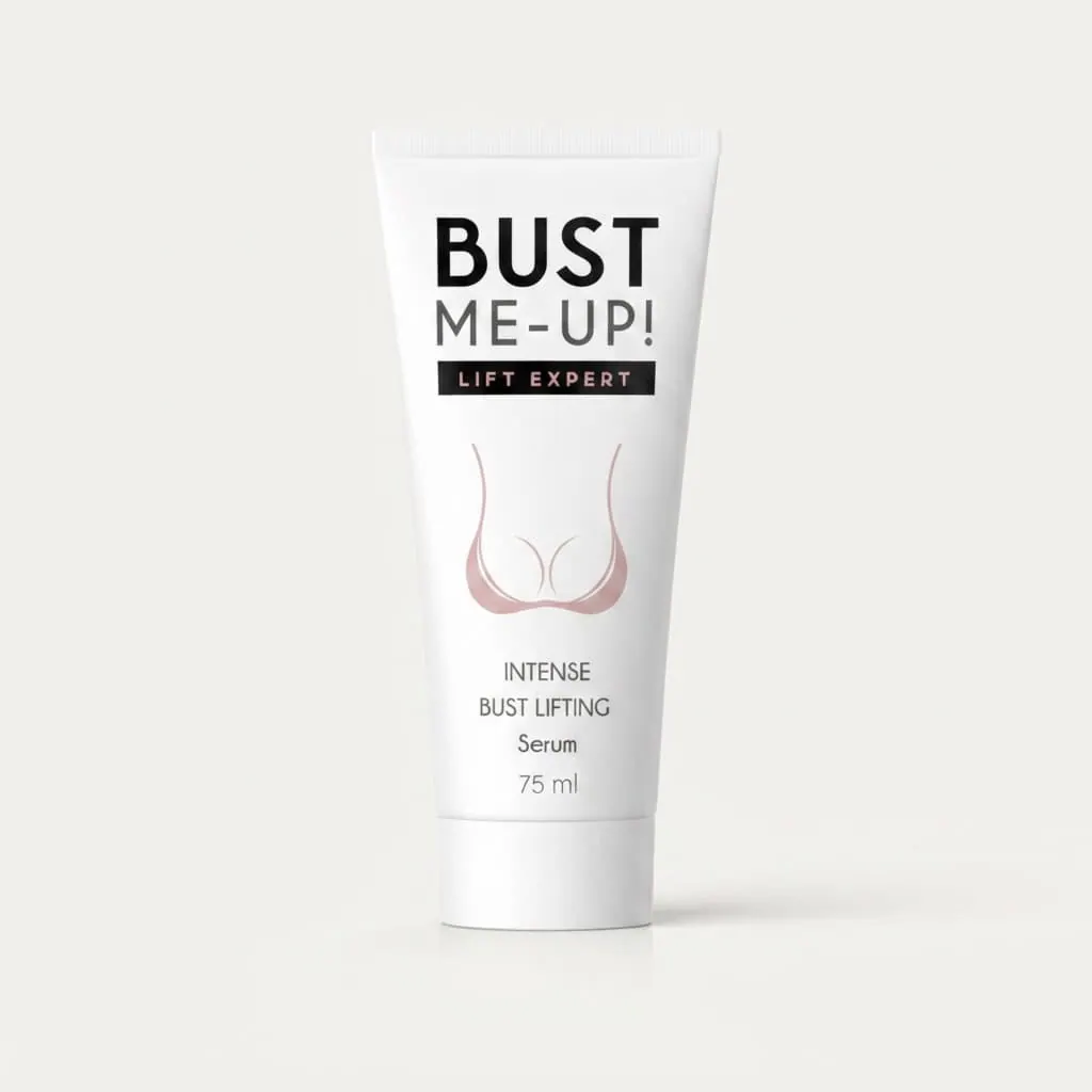 Tuba Bust Me-Up Lift Expert, intensywne serum do biustu, 75 ml, na jasnym tle